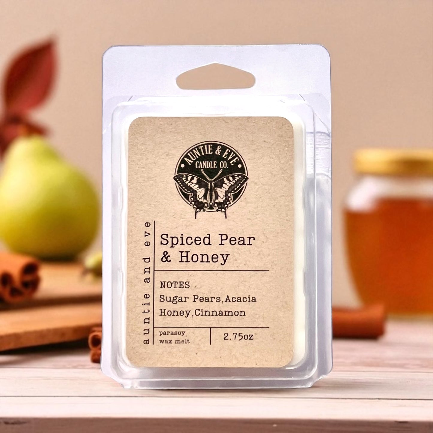 Spiced Pear and Honey Wax Melt - Coming August 7th