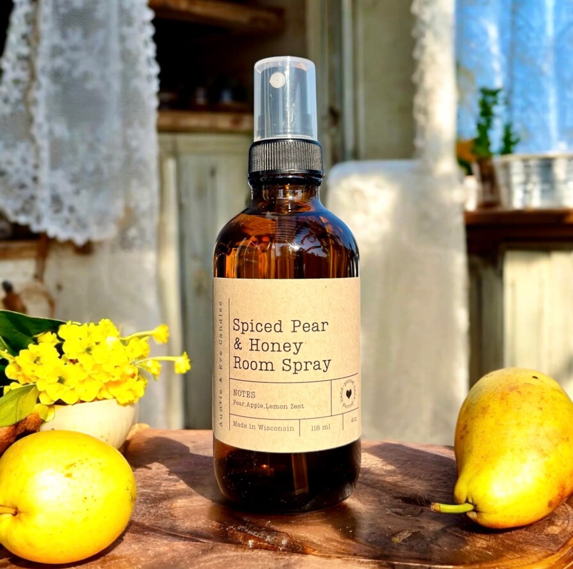 Spiced Pear & Honey Room & Linen Spray