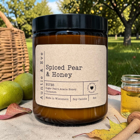 Spiced Pear and Honey Soy Candle